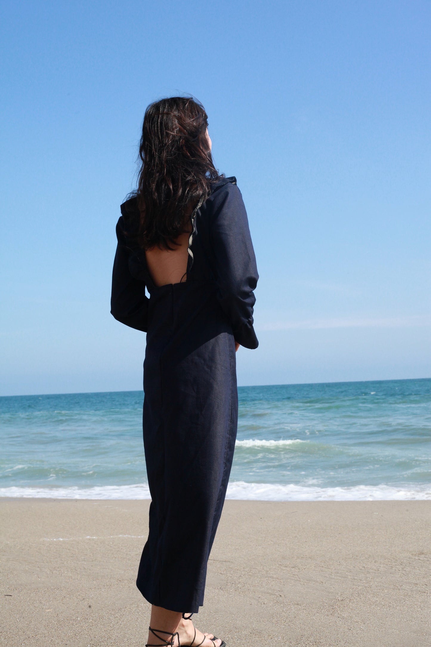 Nostalgia Denim dress{ᴀᴅᴊᴜsᴛᴀʙʟᴇ}