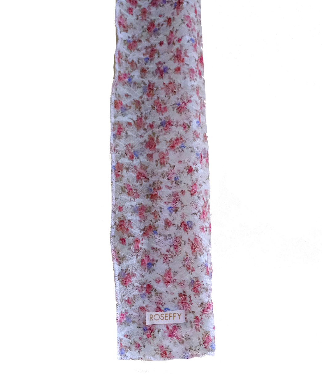 Roseffy Slim Scarf ~ floral