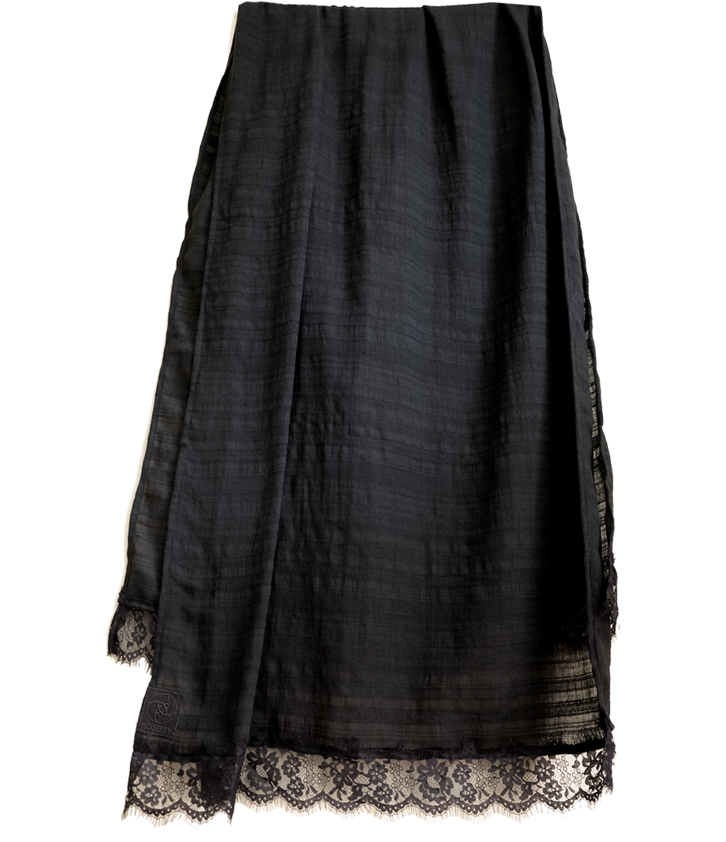 Spring Scarf ~ Black