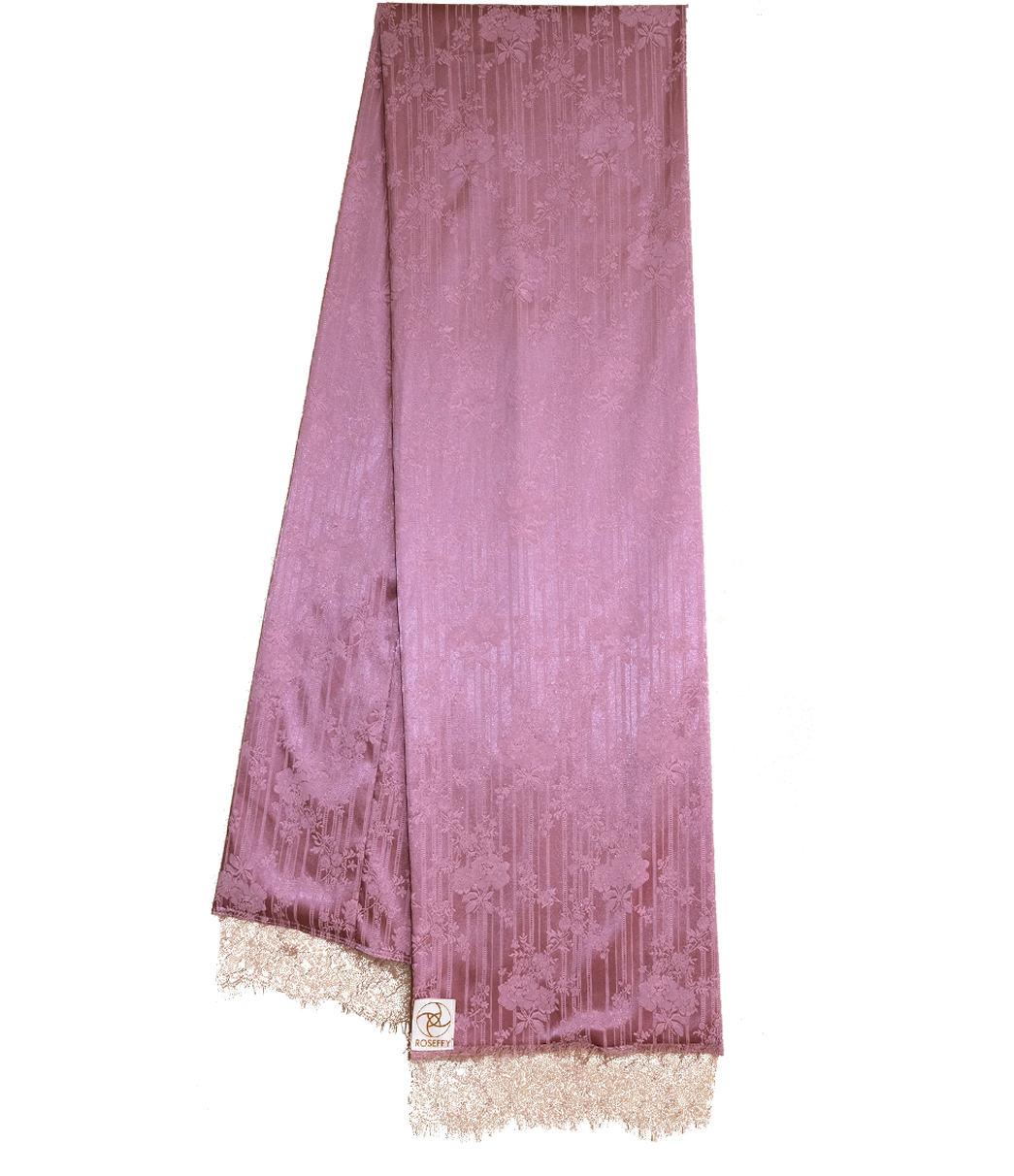 Scarf ~ Pink Brocade