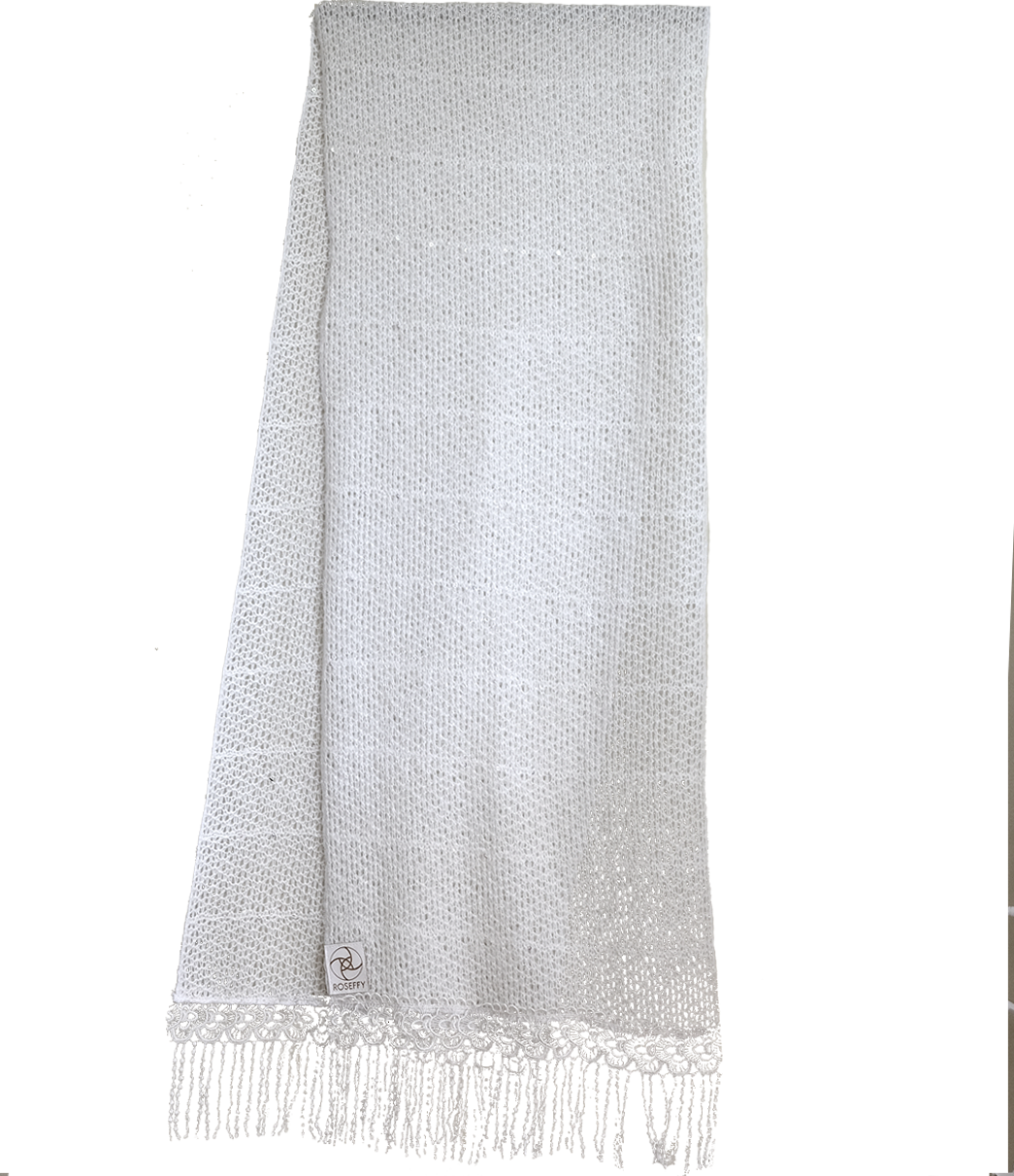 Spring Scarf ~ White