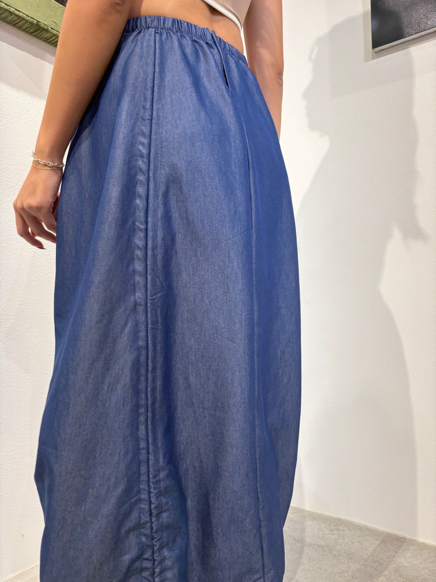 Armore Skirt ~ aqua (ᴄᴜʀᴛᴀɪɴ ʟᴇɴɢᴛʜ)