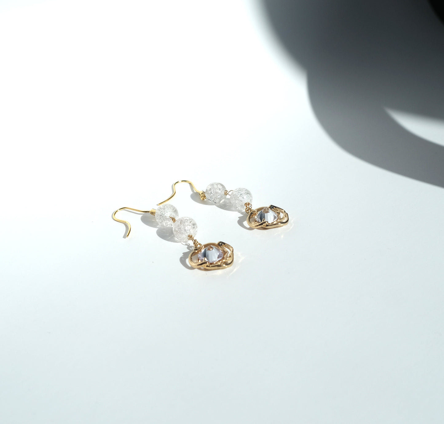 A Quiet Bloom Rose (earrings)