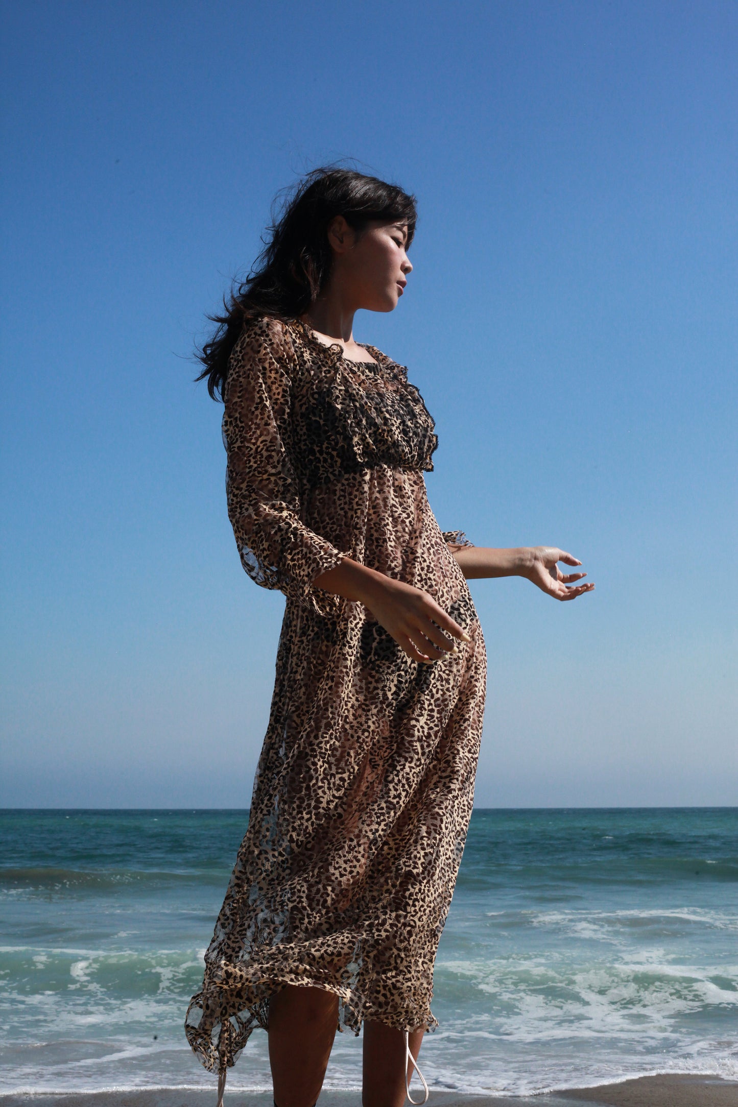 Nostalgia Leopard dress{ᴀᴅᴊᴜsᴛᴀʙʟᴇ}