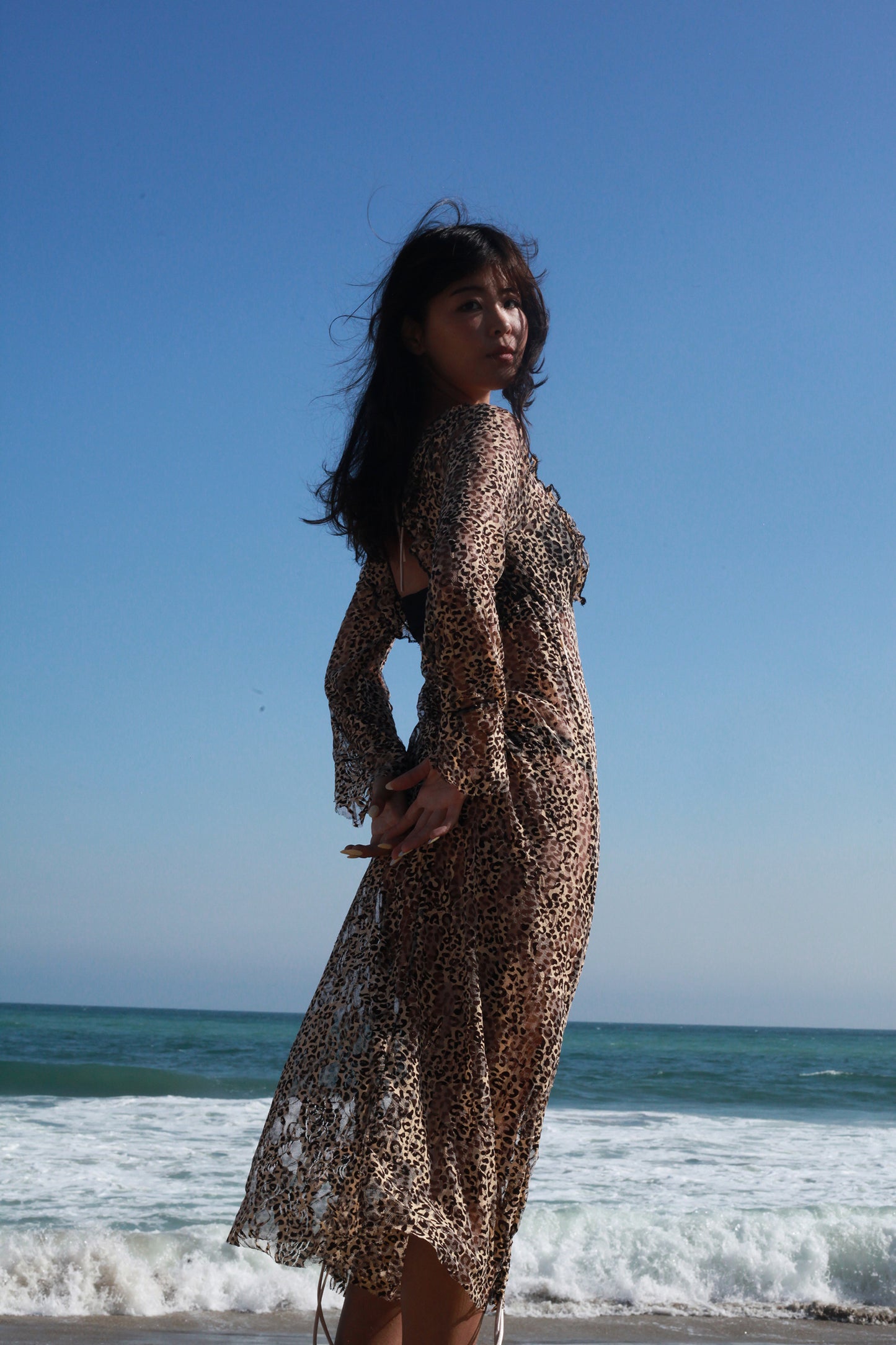 Nostalgia Leopard dress{ᴀᴅᴊᴜsᴛᴀʙʟᴇ}