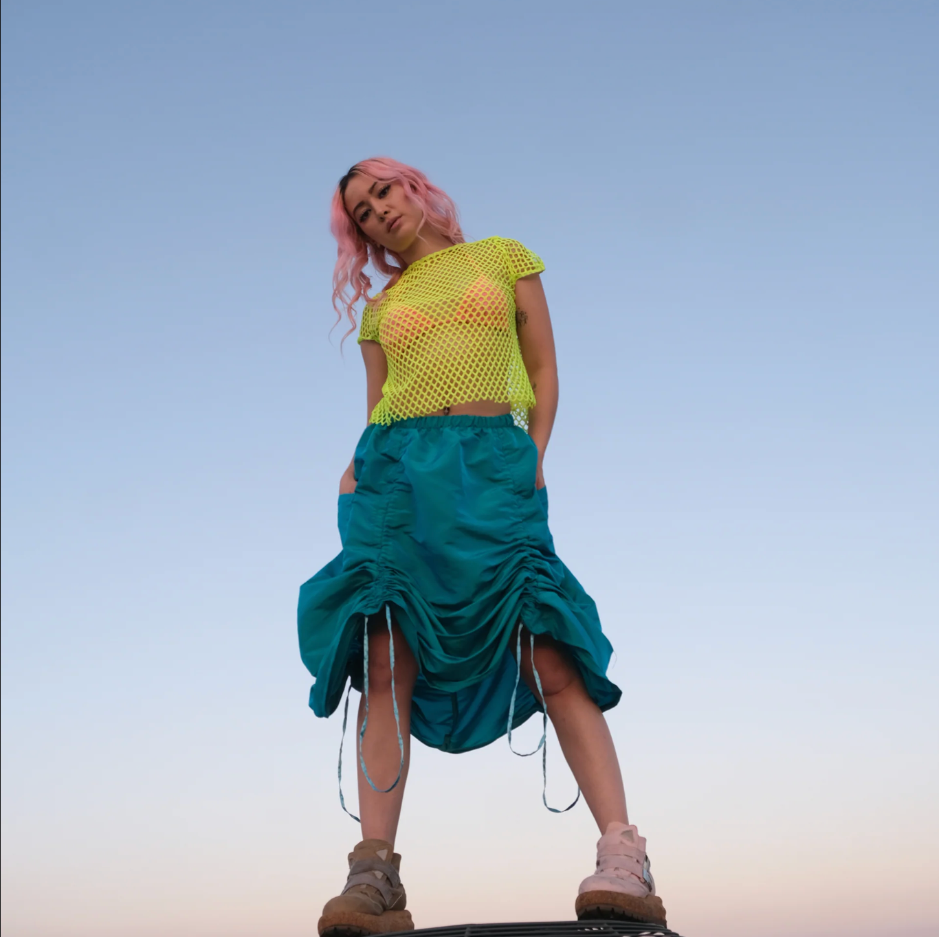 Armore Skirt ~ aqua {rainX 🌦} (ᴄᴜʀᴛᴀɪɴ ʟᴇɴɢᴛʜ)