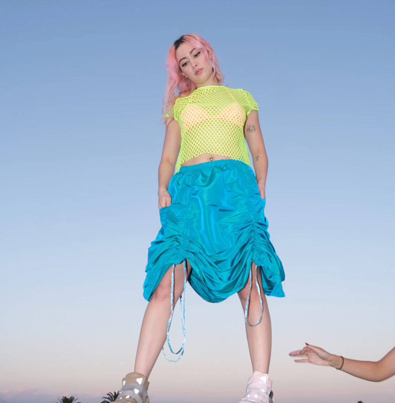 Armore Skirt ~ aqua {rainX 🌦} (ᴄᴜʀᴛᴀɪɴ ʟᴇɴɢᴛʜ)