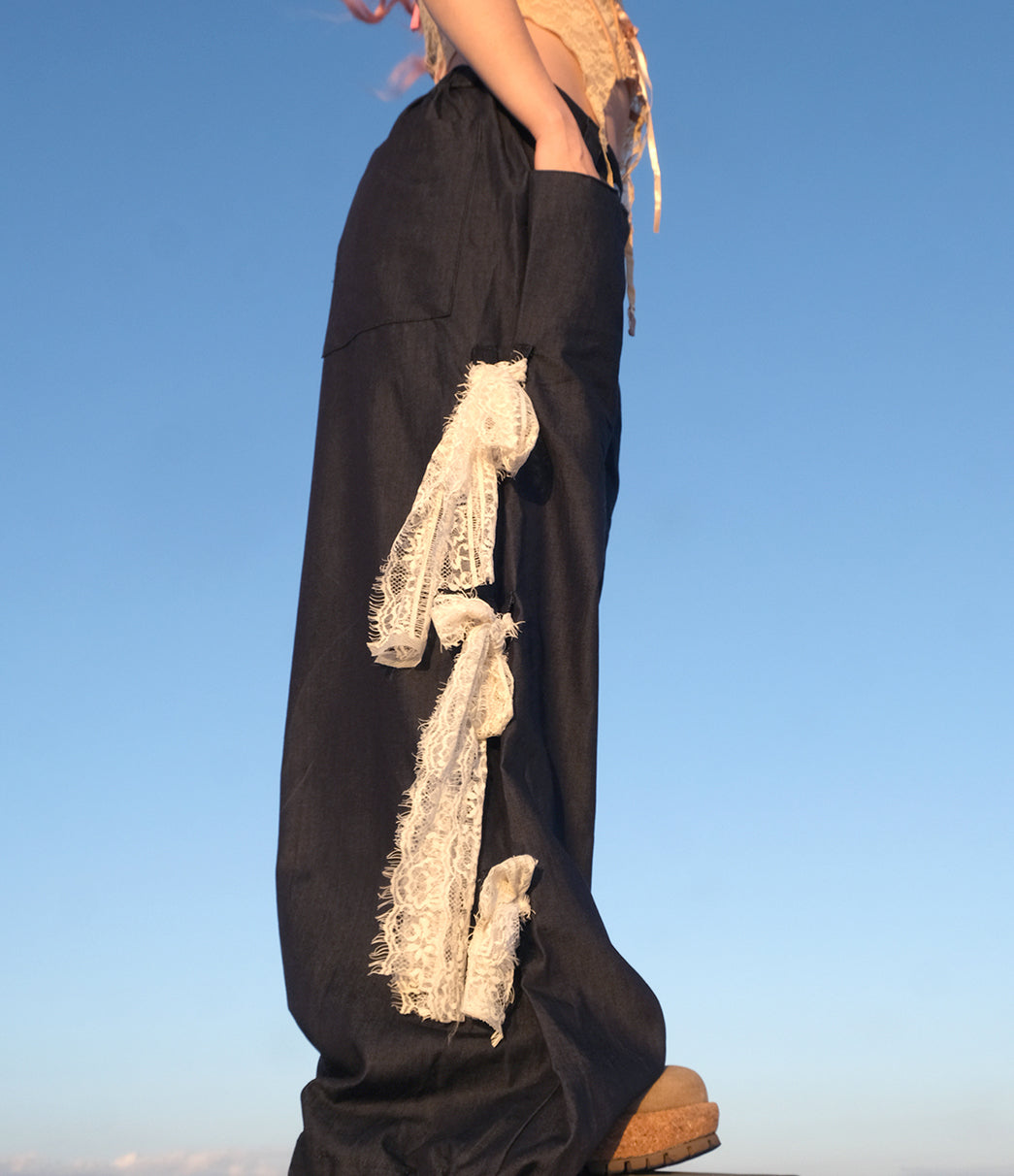 Armore Jiin ~ denim//lace