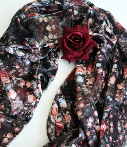 Kaledascope Scarf ~ Rose